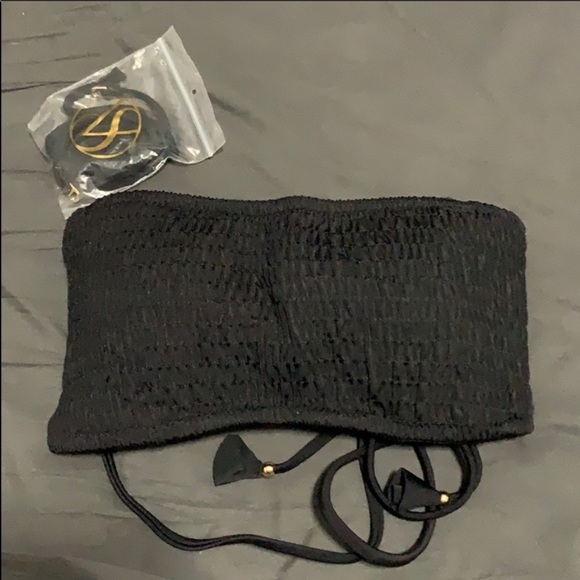 Victoria’s Secret Bandeau style black bikini top - Picture 1 of 2